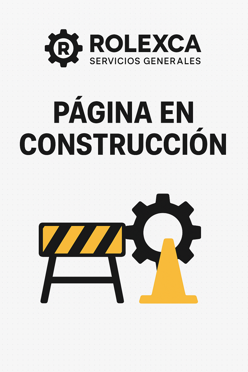 Página en Construcción - Rolexca Servicios Generales